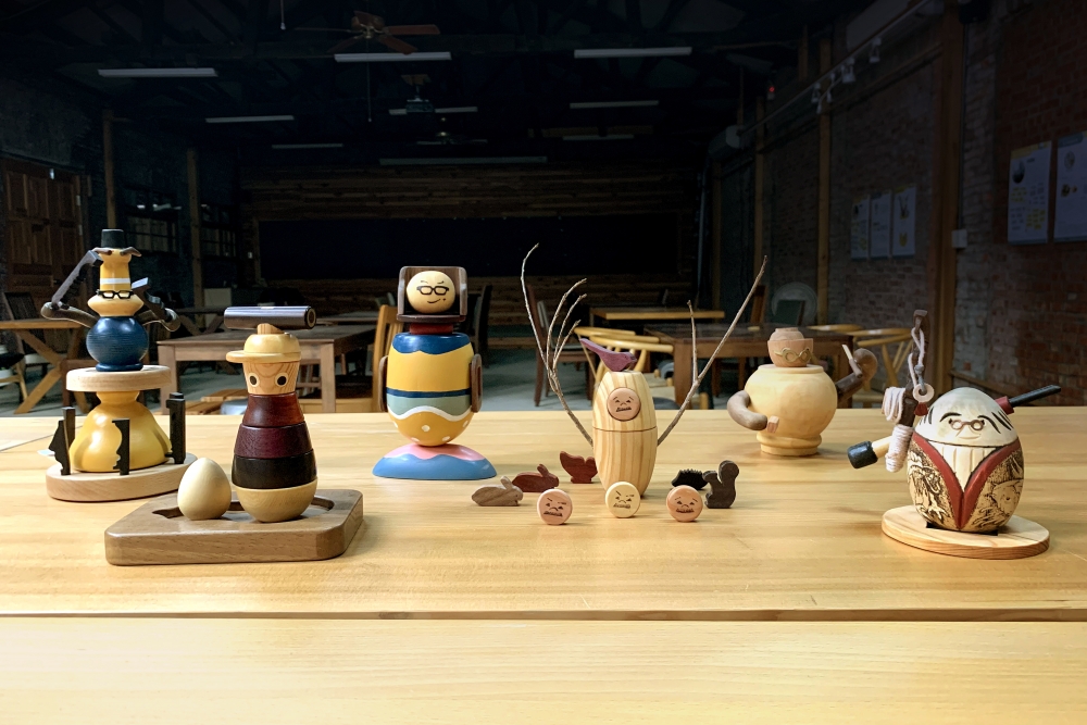 體驗葫蘆墩跨域設計工作坊_跨域合作設計代表木藝師傅們的木製尪仔，讓木藝與文化，透過設計，跨代間發酵。